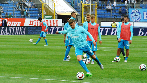 Футболисты Зенита