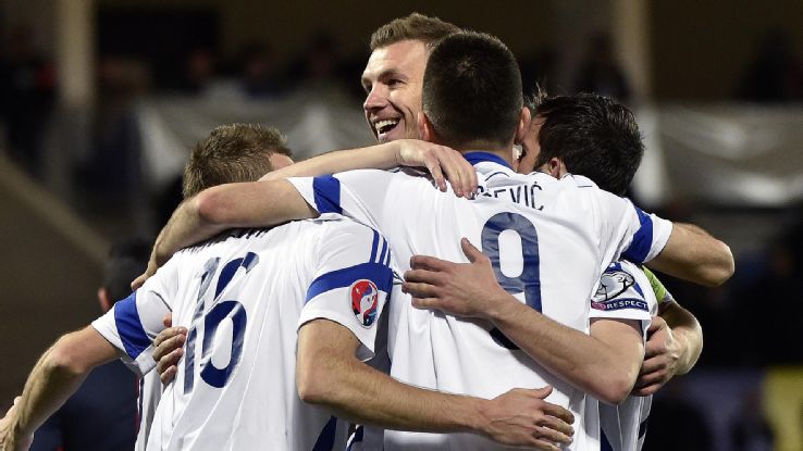 Сборная Боснии и Герцеговины забила три безответных гола в ворота Люксембурга