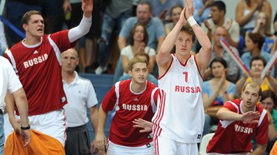 Российские баскетболисты