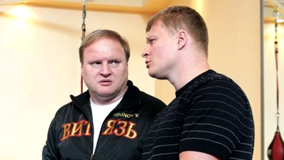 Владимир Хрюнов и Александр Поветкин Владимир Хрюнов и Александр Поветкин