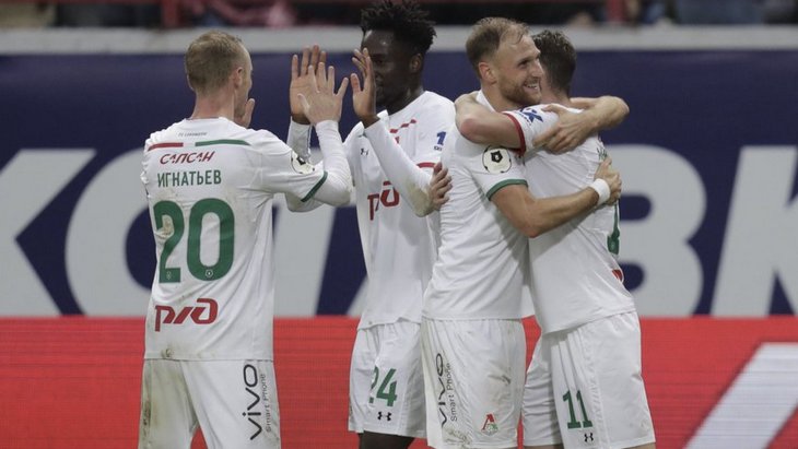 Футболисты «Локомотива»
