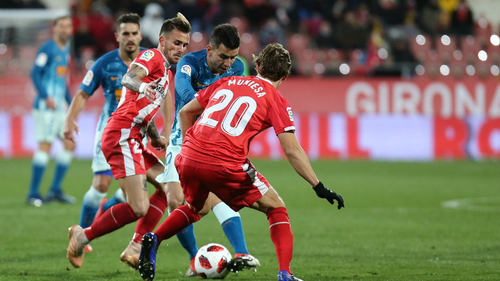 «Атлетико» сыграл вничью в матче 1/8 финала Кубка Испании с «Жироной»