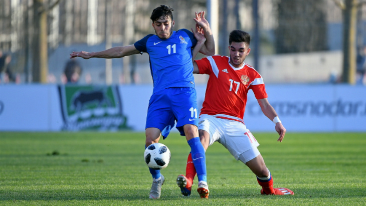 Юношеская сборная России разошлась миром с Азербайджаном в отборе Евро-2019