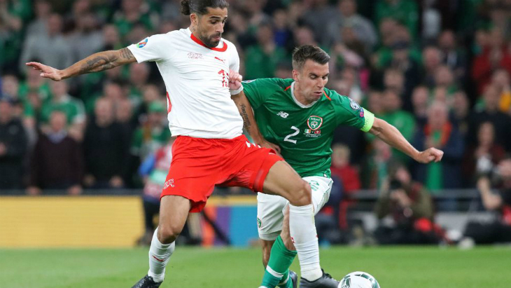 Швейцария упустила победу над Ирландией, Дания разгромила Гибралтар