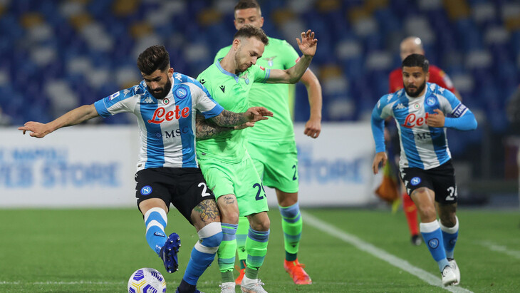 «Наполи» забил пять мячей  «Лацио», Инсинье оформил дубль