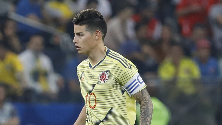Хамес возмущен непопаданием в заявку сборной Колумбии на Кубок Америки