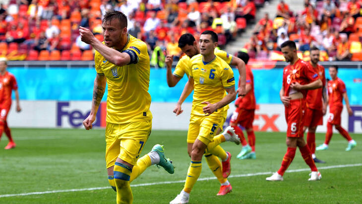Ярмоленко попал в символическую сборную группового этапа Евро по версии УЕФА