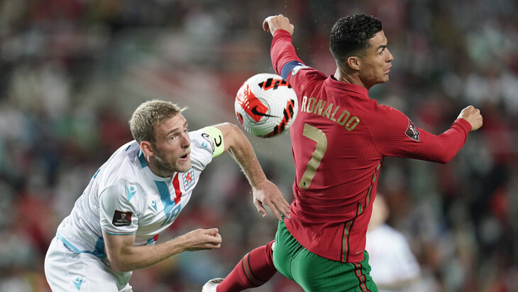Португалия разгромила Люксембург, Сербия победила Азербайджан
