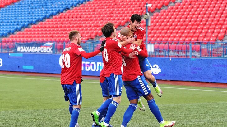 «СКА-Хабаровск» выиграл у «Химок» на своем поле «СКА-Хабаровск» выиграл у «Химок» на своем поле