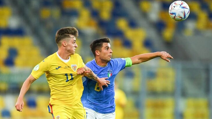 Юношеская сборная Италии обыграла Румынию в матче Евро-2022
