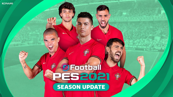 Сборная Португалии на обложке PES 2021 Сборная Португалии на обложке PES 2021