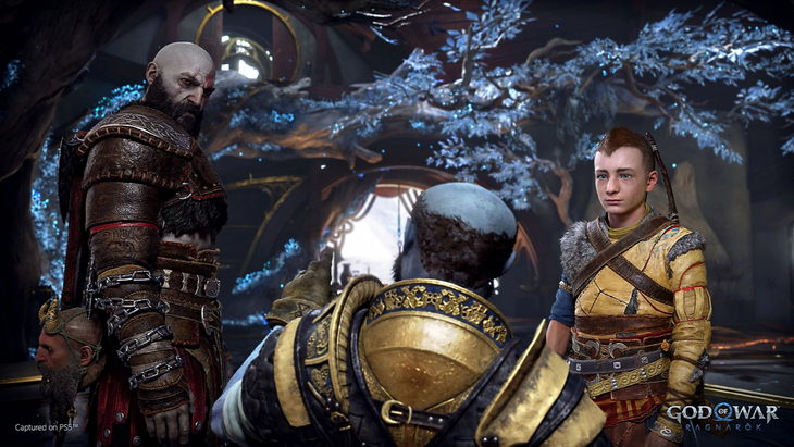 Скрин из God of War Ragnarök: