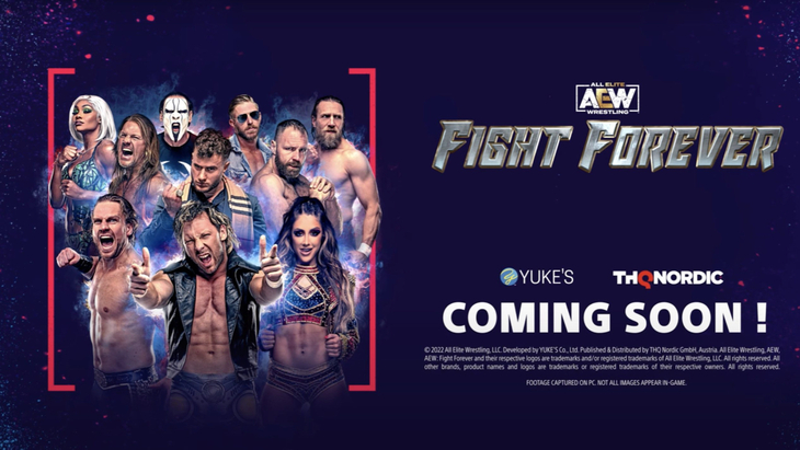 Новый кавер-арт AEW: Fight Forever Новый кавер-арт AEW: Fight Forever