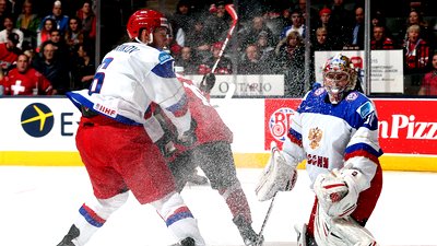 Игорь Шестеркин оформил шатаут в игре против Швейцарии Игорь Шестеркин оформил шатаут в игре против Швейцарии
