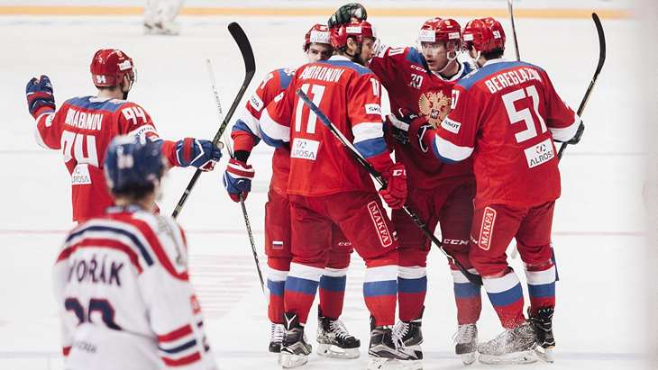 Хоккеисты сборной России
