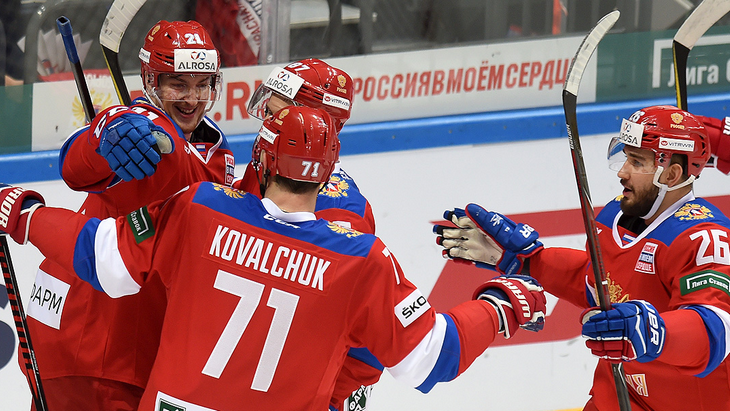 Хоккеисты сборной России