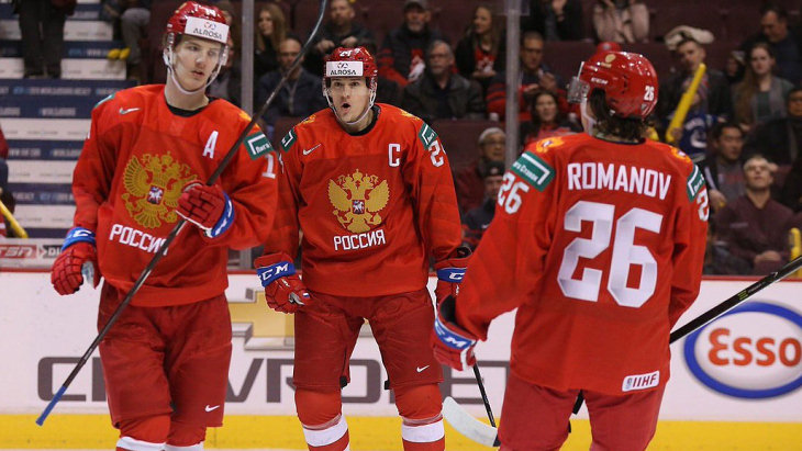 Хоккеисты сборной России