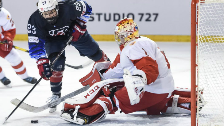 Российские хоккеистки уступили команде США на МЧМ-2020