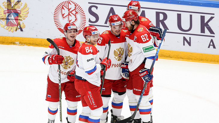 Хоккеисты олимпийской сборной России