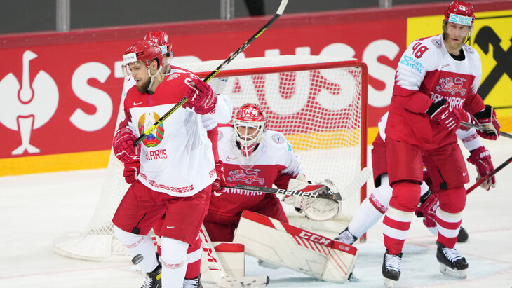 Дания одолела Белоруссию в матче чемпионата мира по хоккею