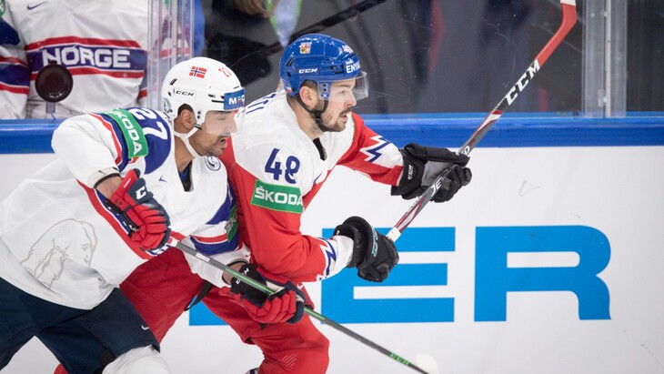 Сборная Чехии обыграла Норвегию на чемпионате мира по хоккею