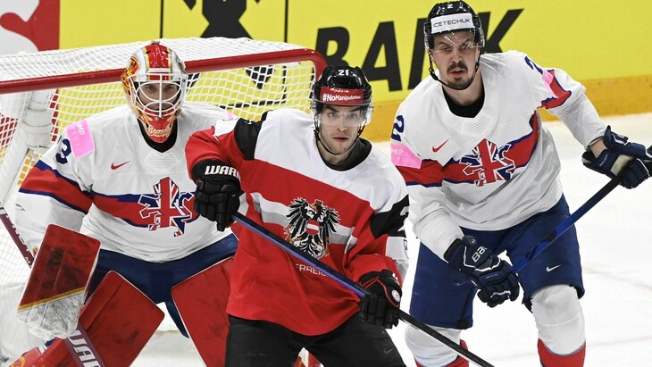 Австрия одержала волевую победу над Великобританией на ЧМ по хоккею