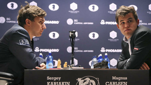 Карякин в седьмой раз сыграл вничью с Карлсеном