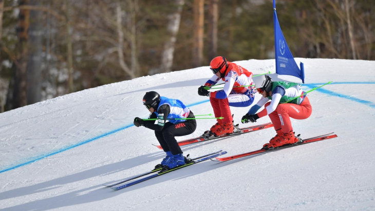 Россияне выиграли золото Универсиады в ски-кроссе Россияне выиграли золото Универсиады в ски-кроссе
