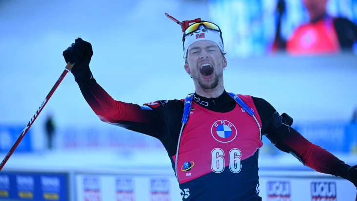 Норвежец Легрейд выиграл индивидуальную гонку на ЧМ, Халили — 6-й