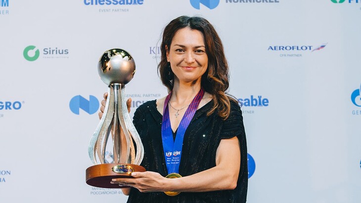 Россиянка Костенюк была признана FIDE шахматисткой года