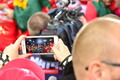 «Спартак» и фанаты празднуют чемпионство