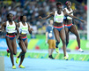 Чемпионский финиш американок в эстафете 4x100