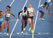 Чемпионский финиш американок в эстафете 4x100