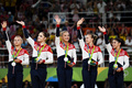 Женская сборная России по спортивной гимнастике. Ангелина Мельникова, Алия Мустафина, Мария Пасека, Дарья Спиридонова и Седа Тутхалян. Серебро в командном первенстве
