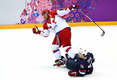 Хоккей. США — Россия 3:2 (по бул.)