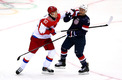 Хоккей. США — Россия 3:2 (по бул.)
