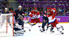 Хоккей. США — Россия 3:2 (по бул.)