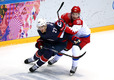 Хоккей. США — Россия 3:2 (по бул.)