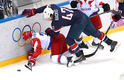 Хоккей. США — Россия 3:2 (по бул.)